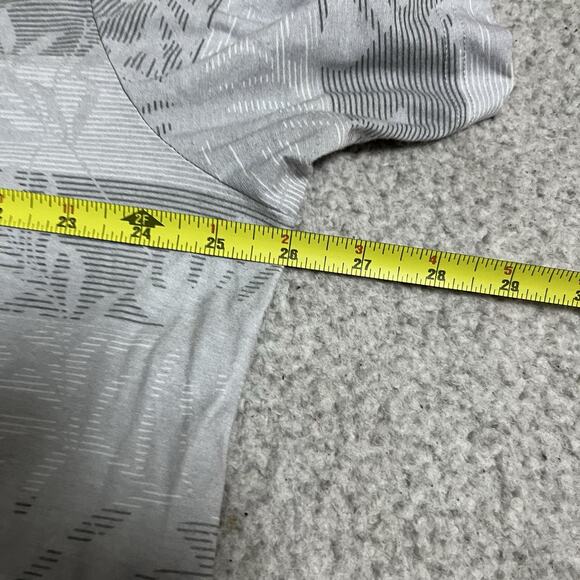 Travis Mathew Polo Shirt Mens 2XL Floral Palm Print Performance Golf Stretch - Picture 6 of 8